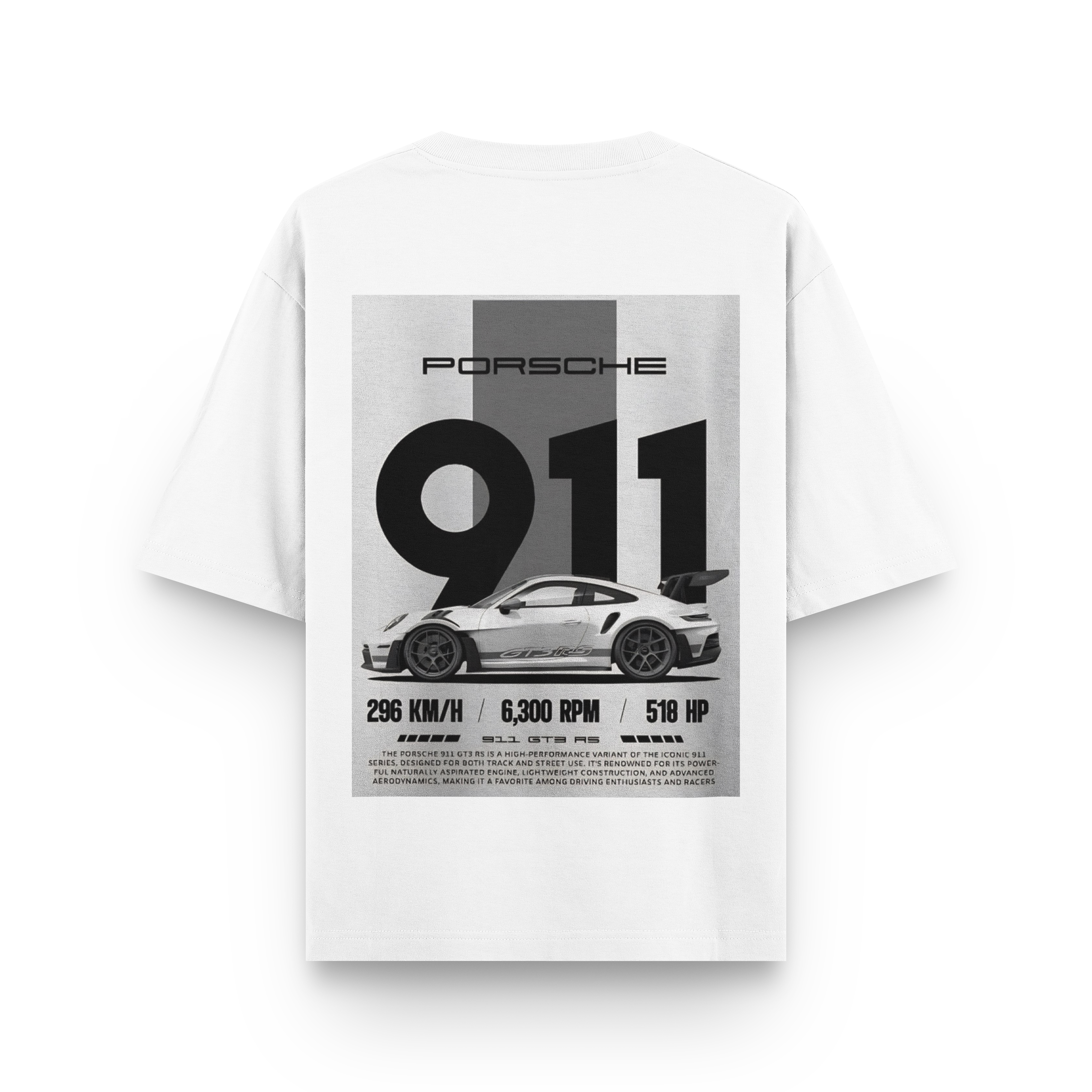 Essential Porsche 911 Oversized T-Shirt