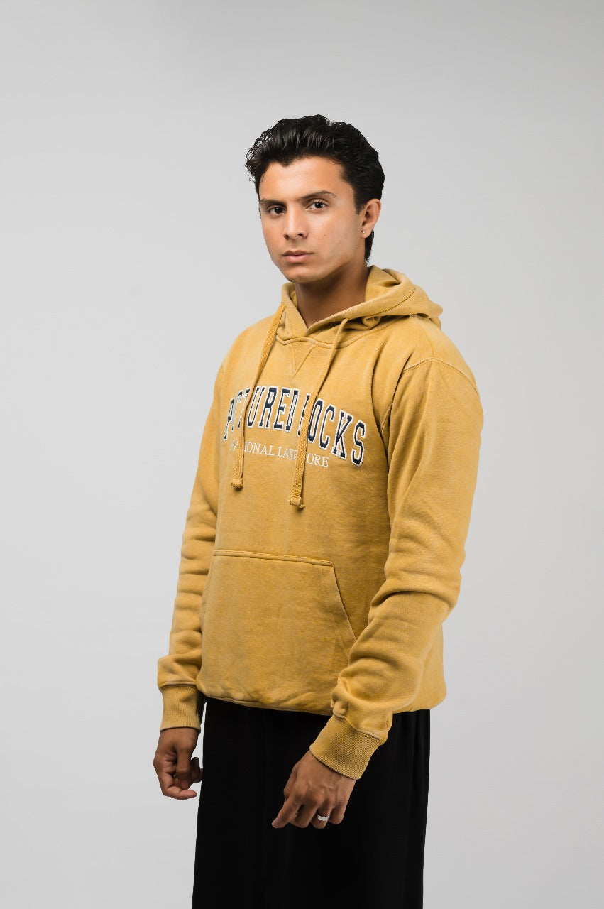 Pictured Rocks Mustard Hoodie - Men