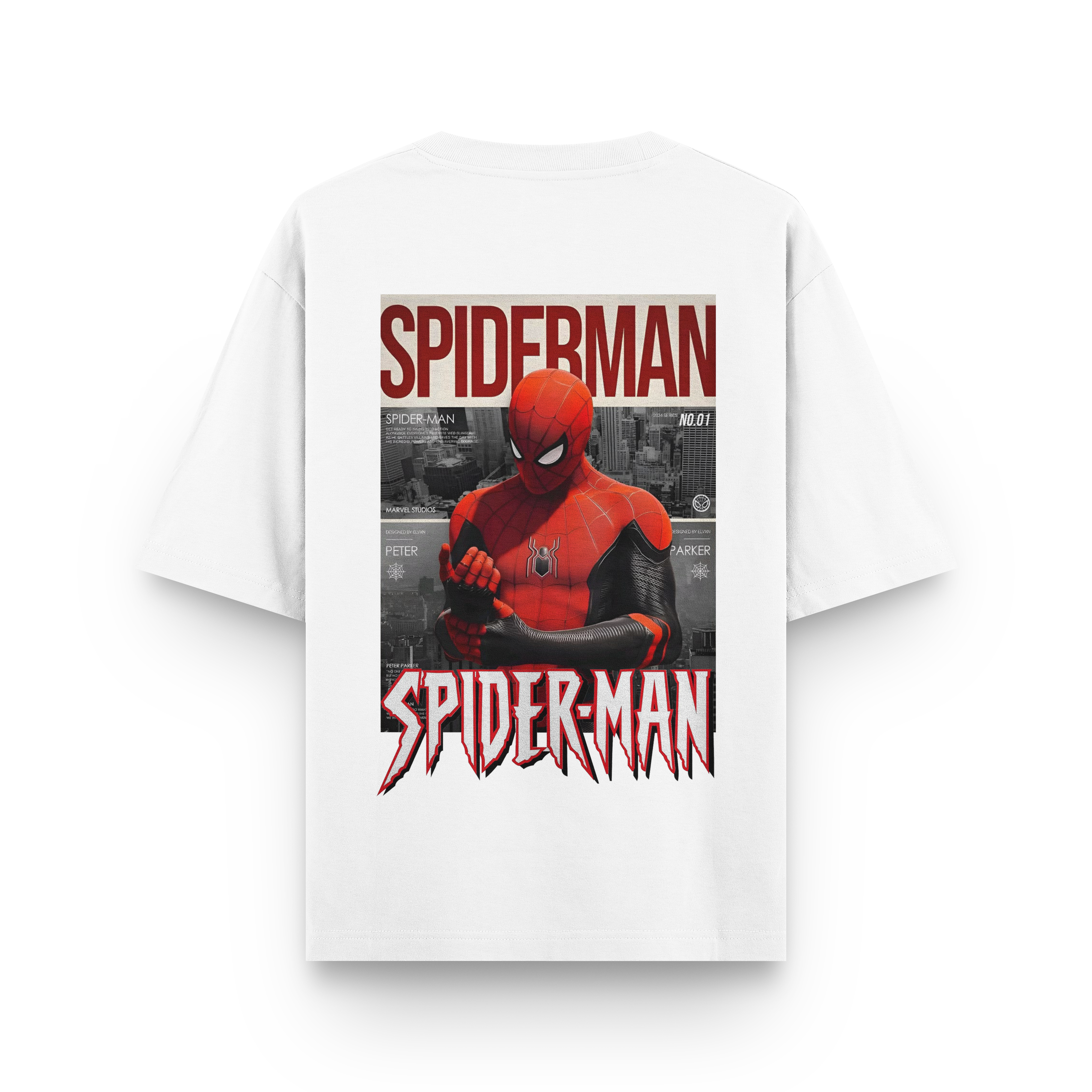 Ultimate Spider-Man Oversized Tee - White