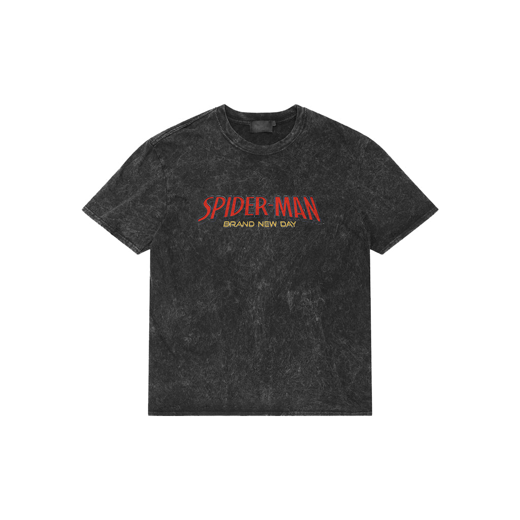 Spider-Man Brand New Day Acid Wash Oversized Graphic T-Shirt