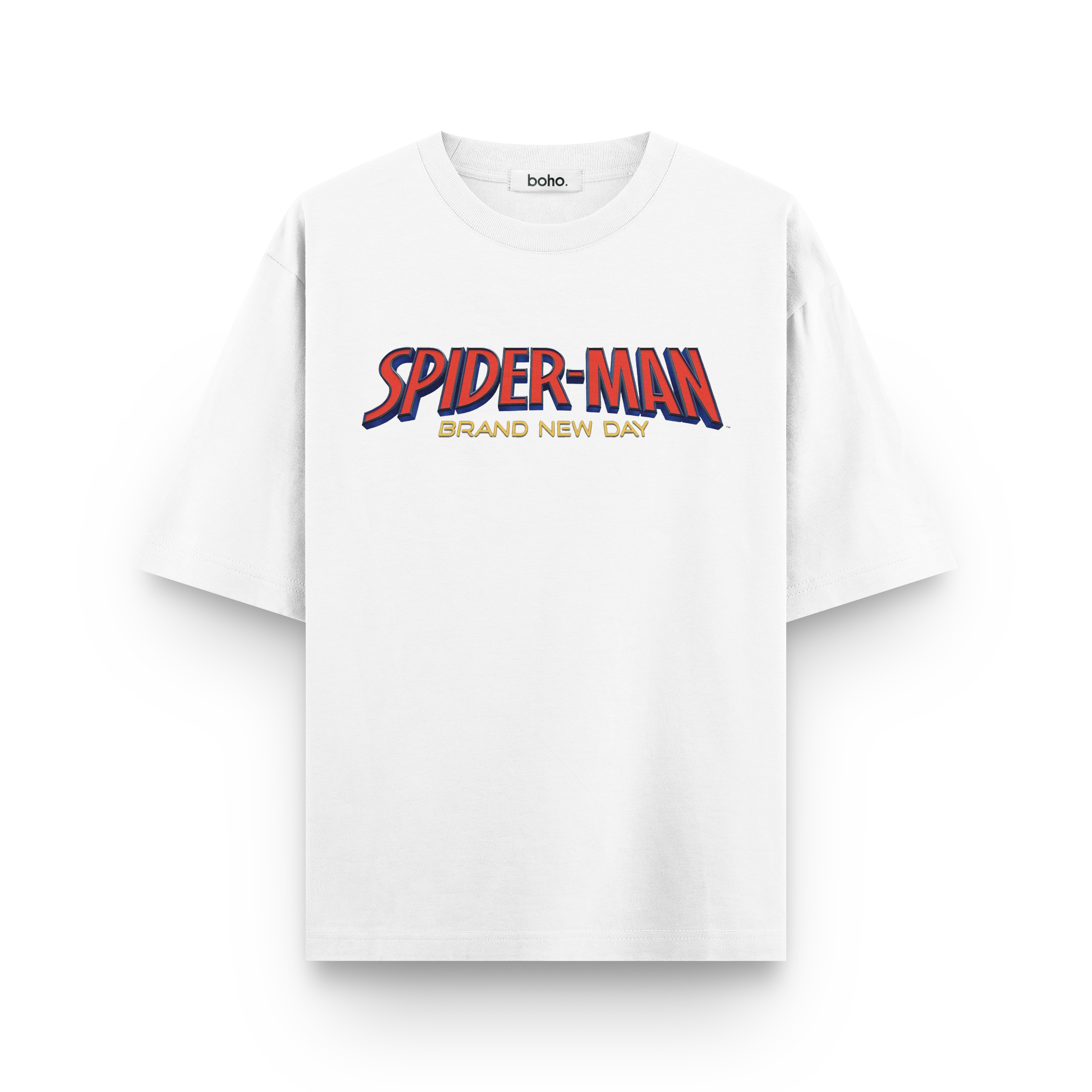 Spider-Man Brand New Day Oversized Graphic T-Shirt - White