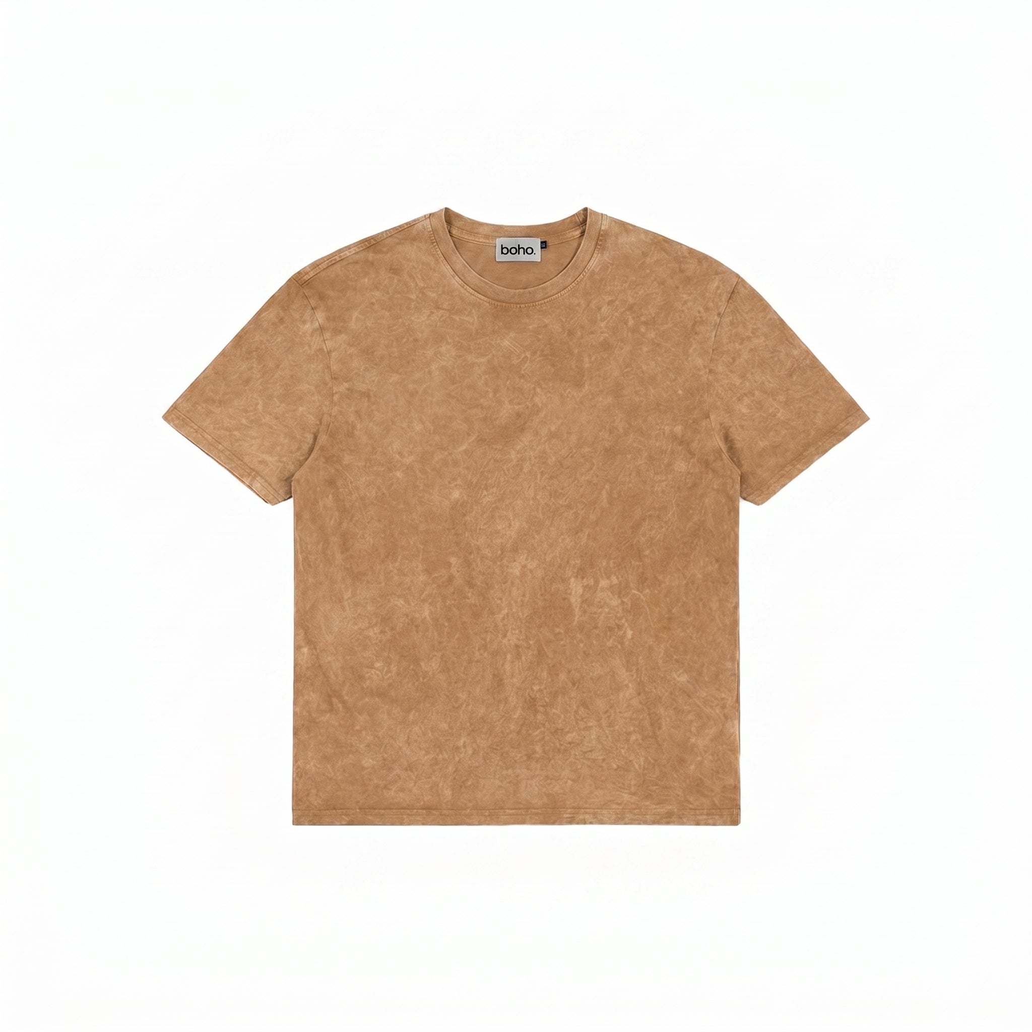 Vintage Acid Wash Oversized Tee - Dune