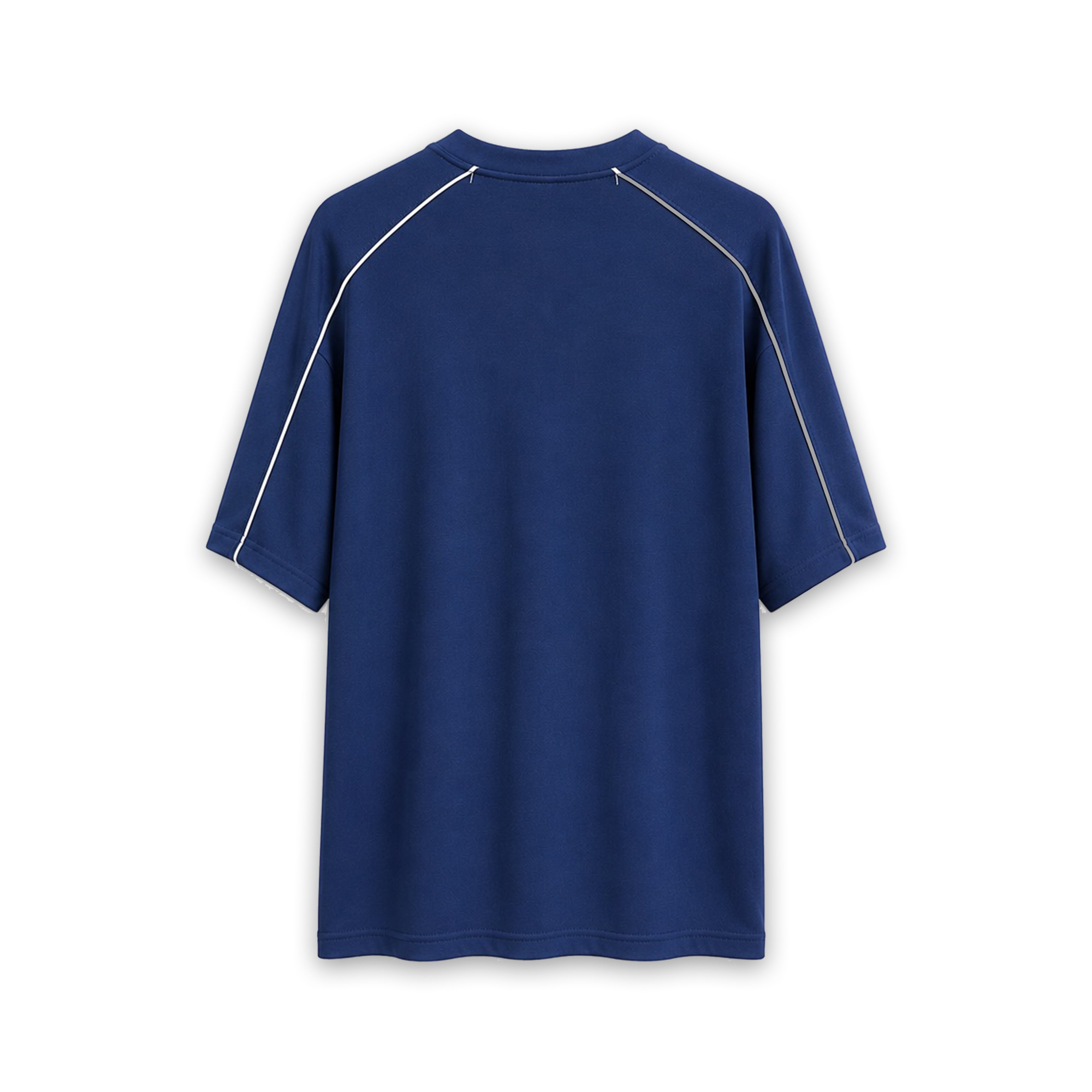 Raglan Piping Oversized Tee - Midnight blue