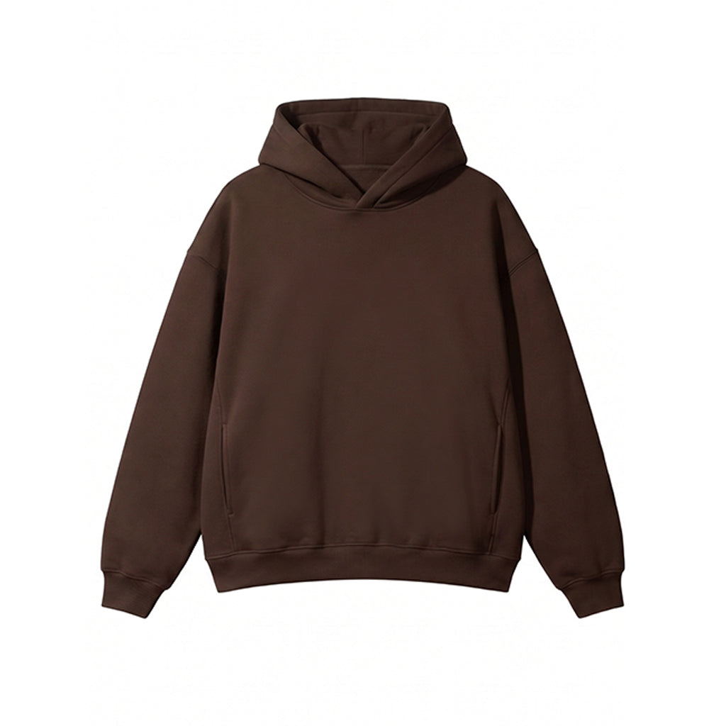 Essential Oversized Drop Shoulder Hoodie – Cocoa