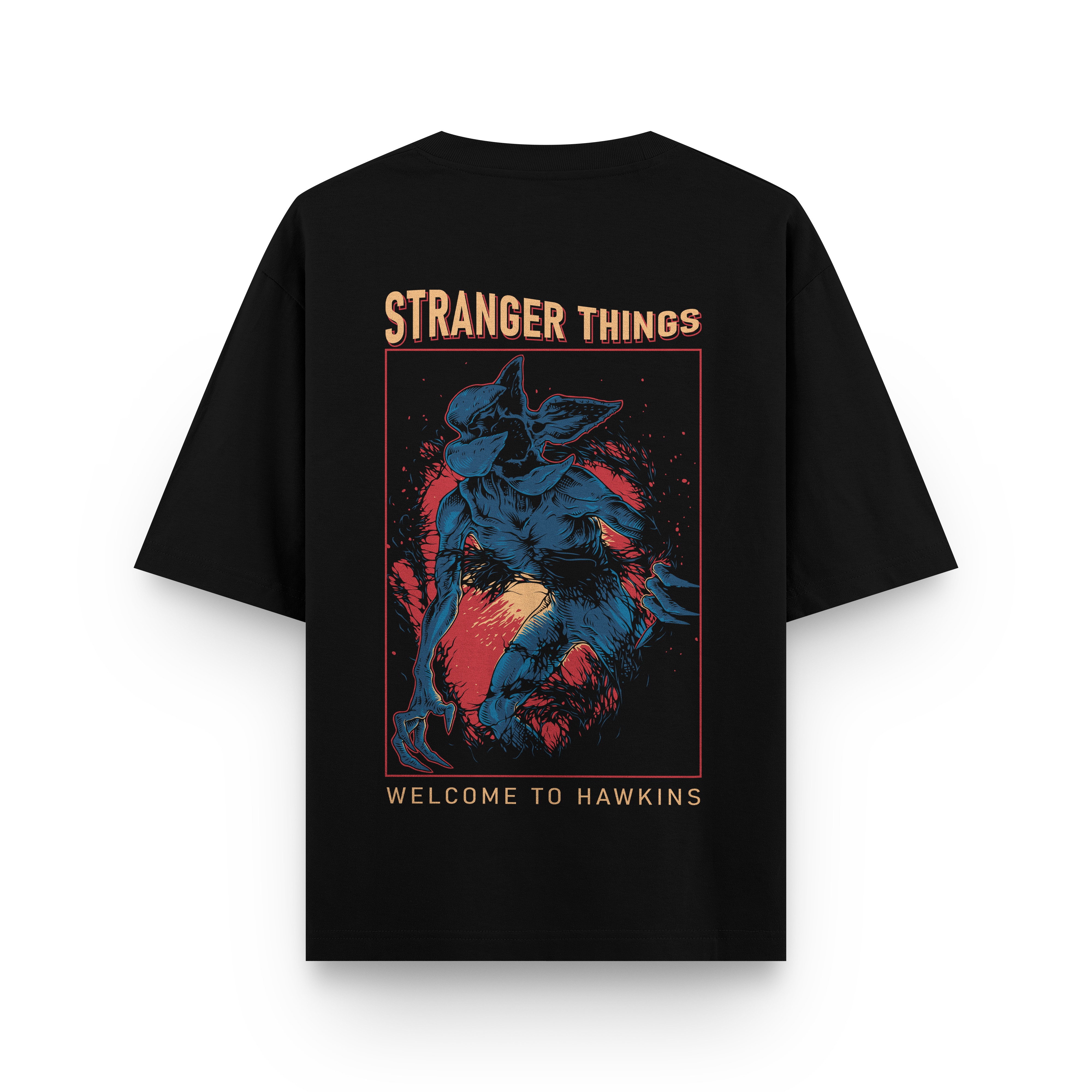 Stranger Things Oversized Graphic T-Shirt