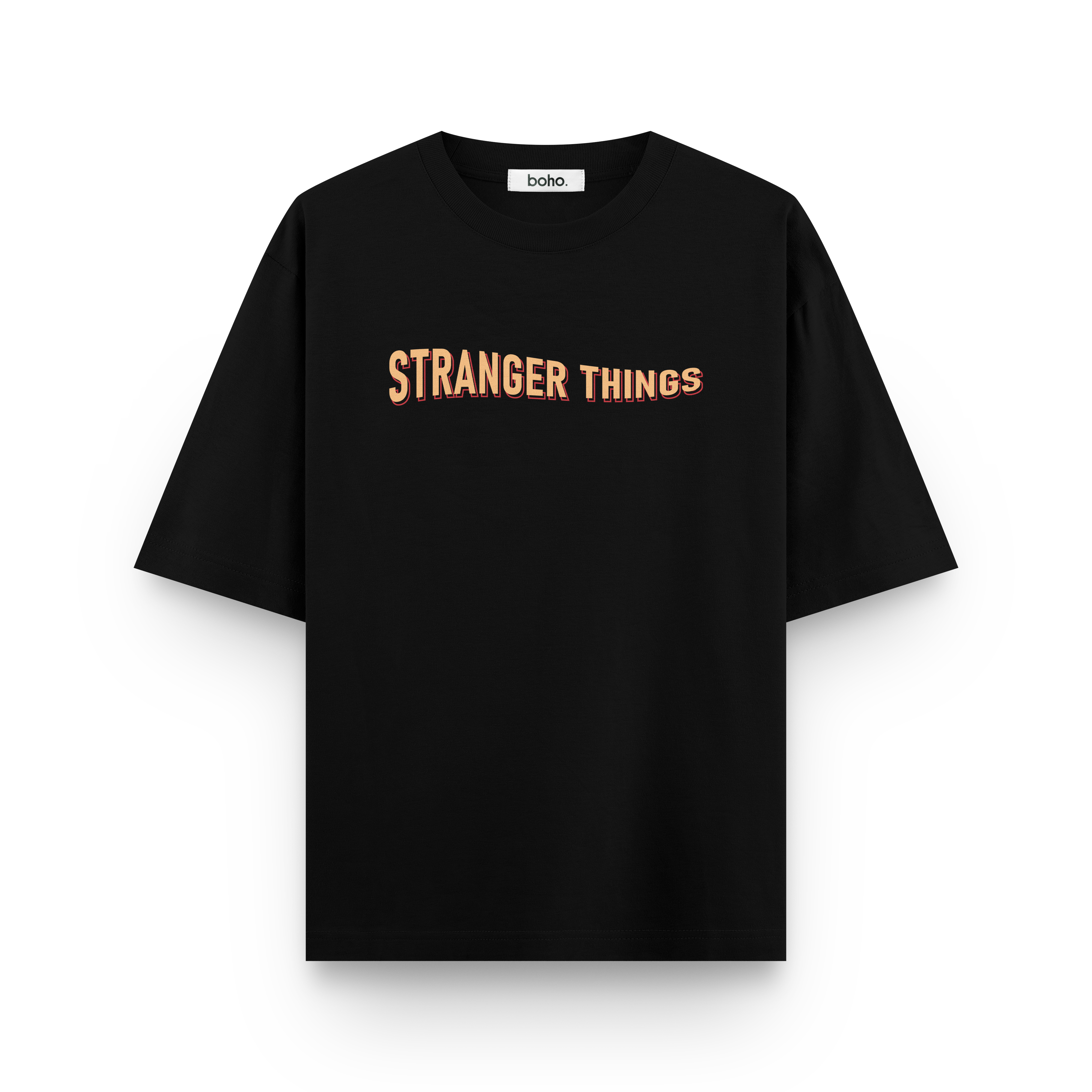 Stranger Things Oversized Graphic T-Shirt