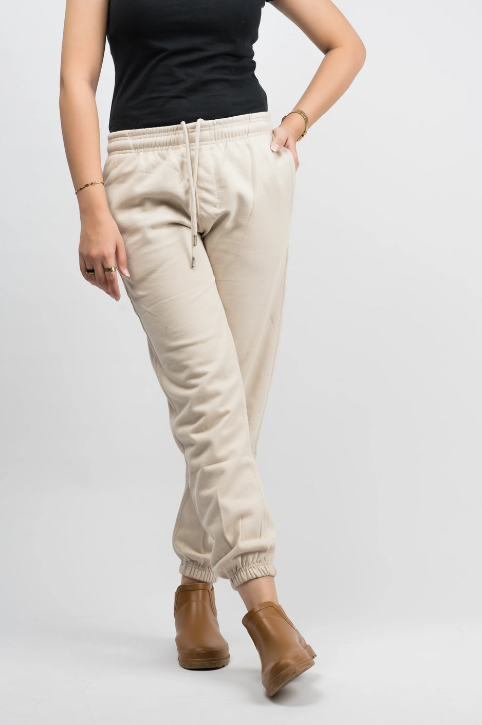 Beige Sweatpants (Unisex)