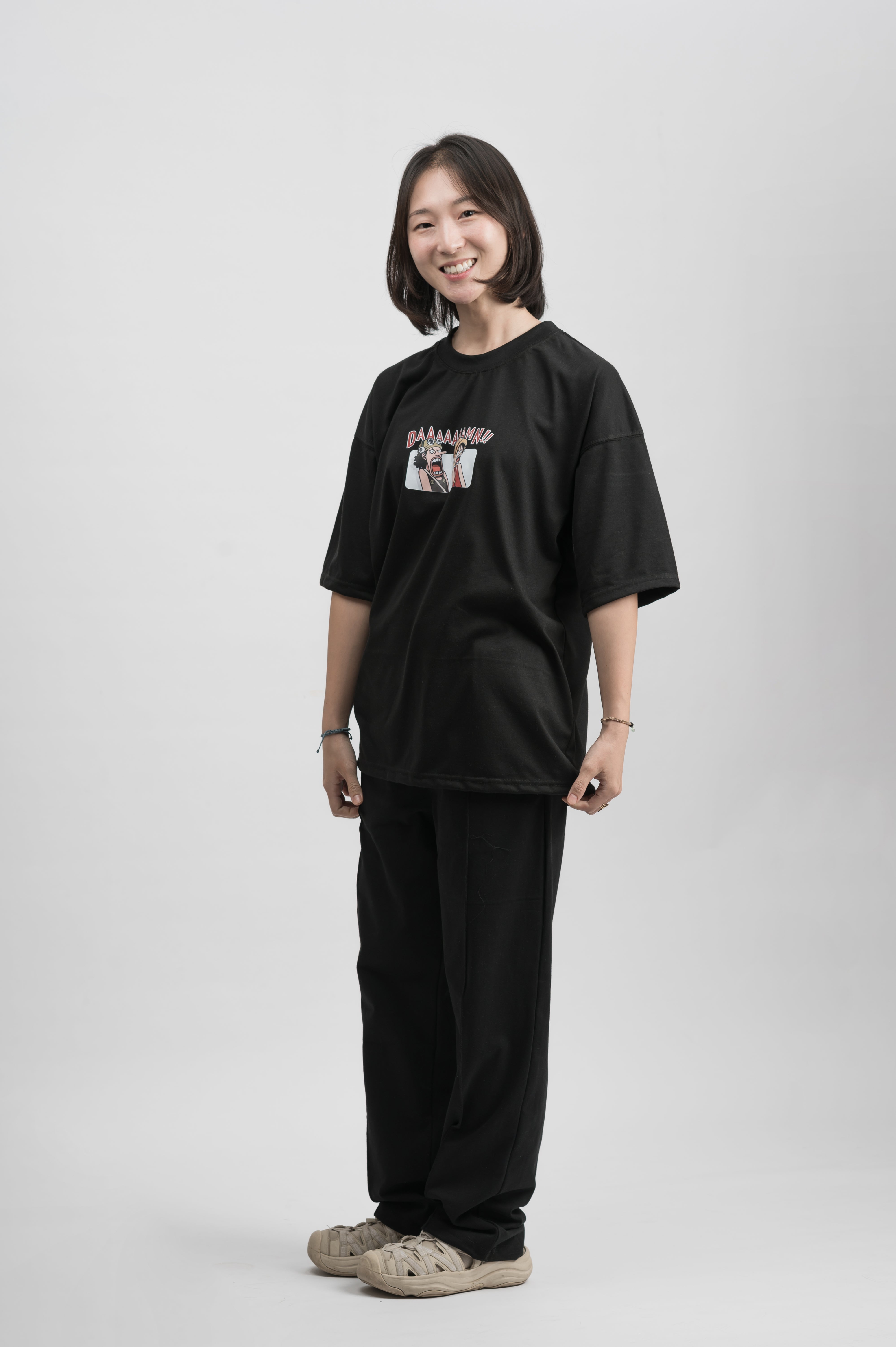 "Daaamn!!”One Piece Oversized T-Shirt