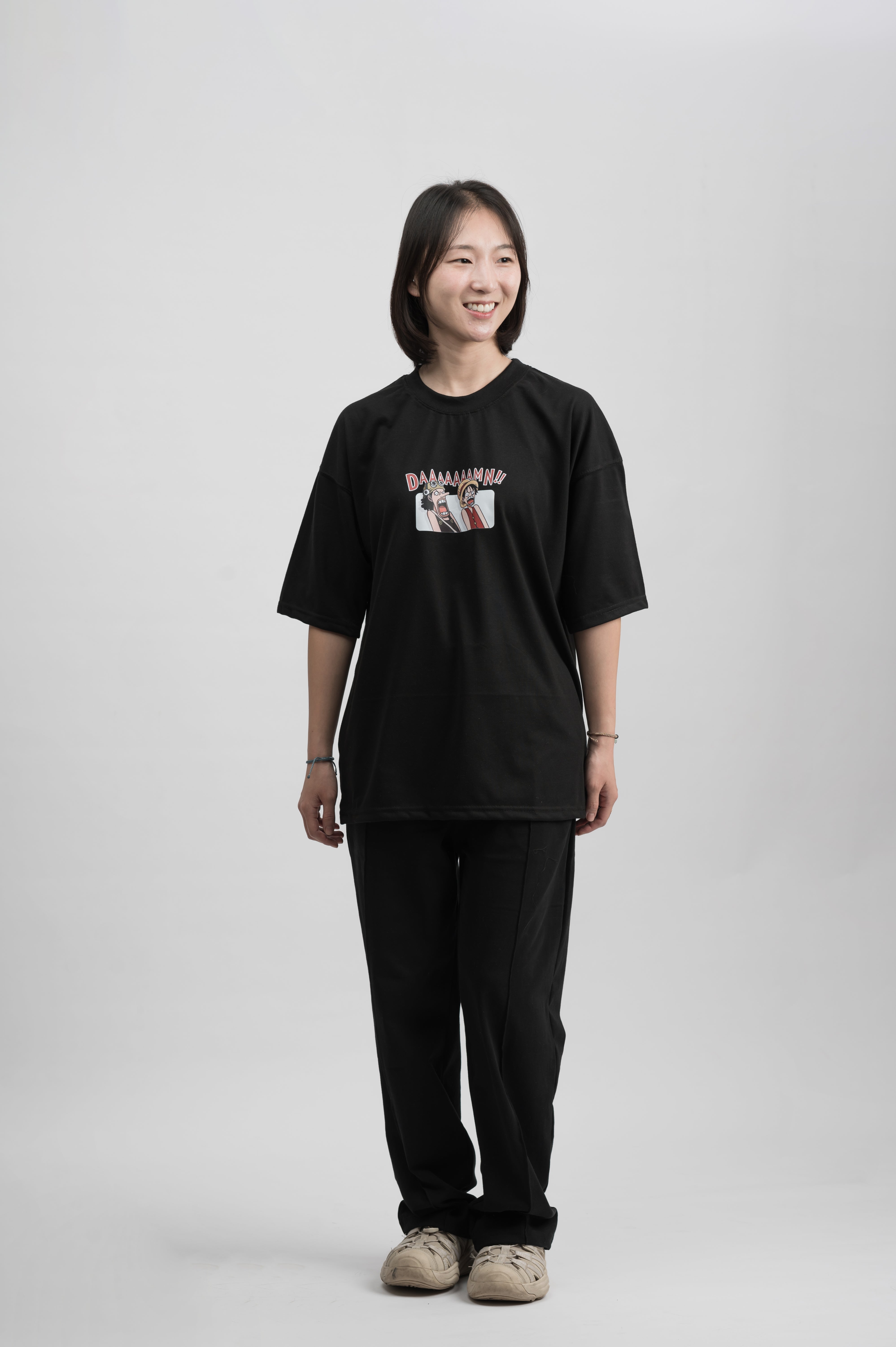 "Daaamn!!”One Piece Oversized T-Shirt