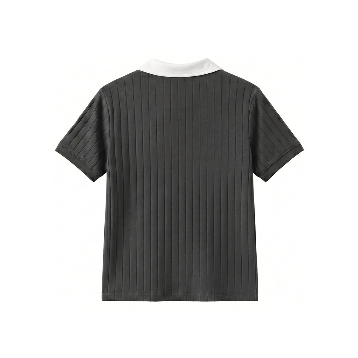 Black Drop Needle Contrast Polo