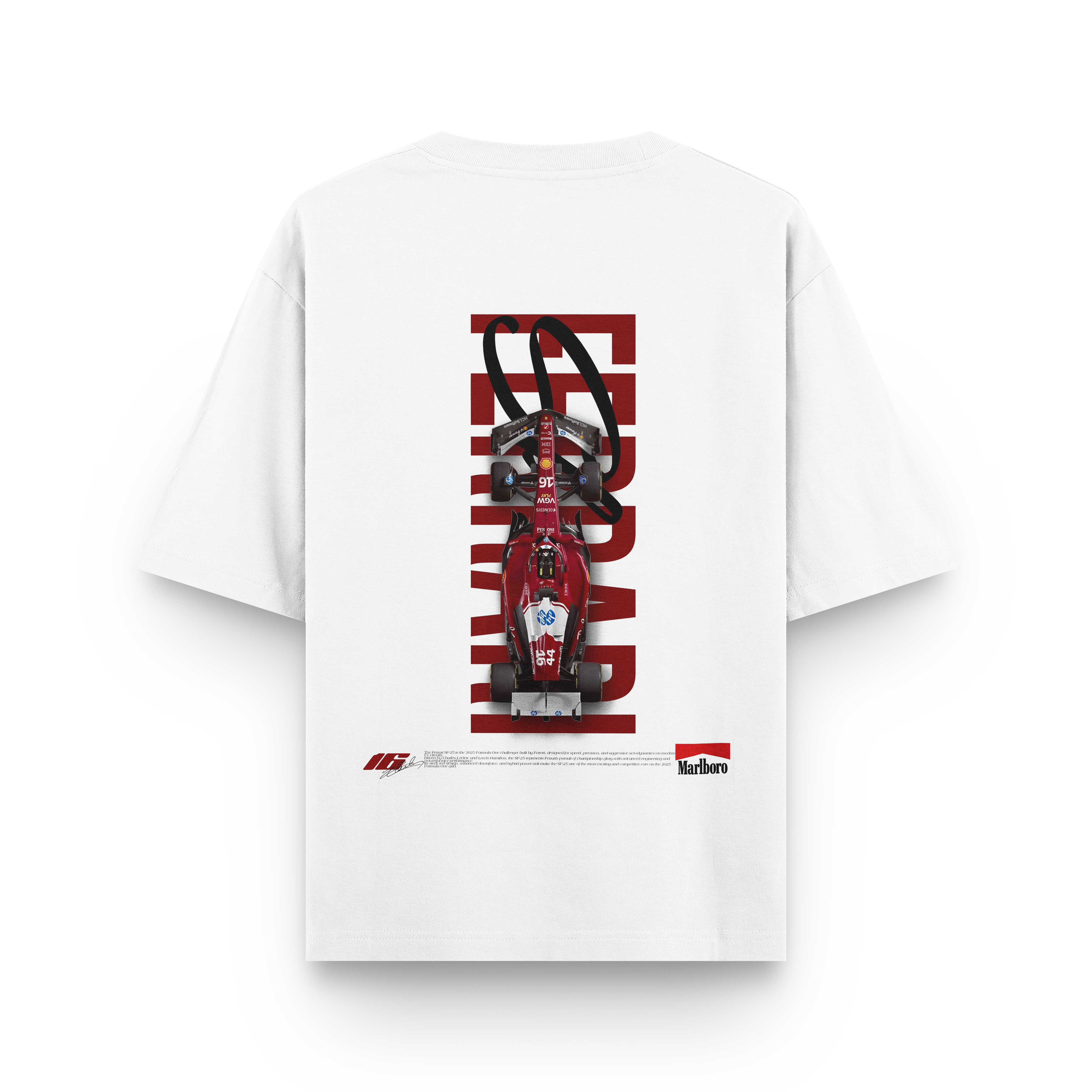Ferrari Formula One Racing Oversized T-Shirt