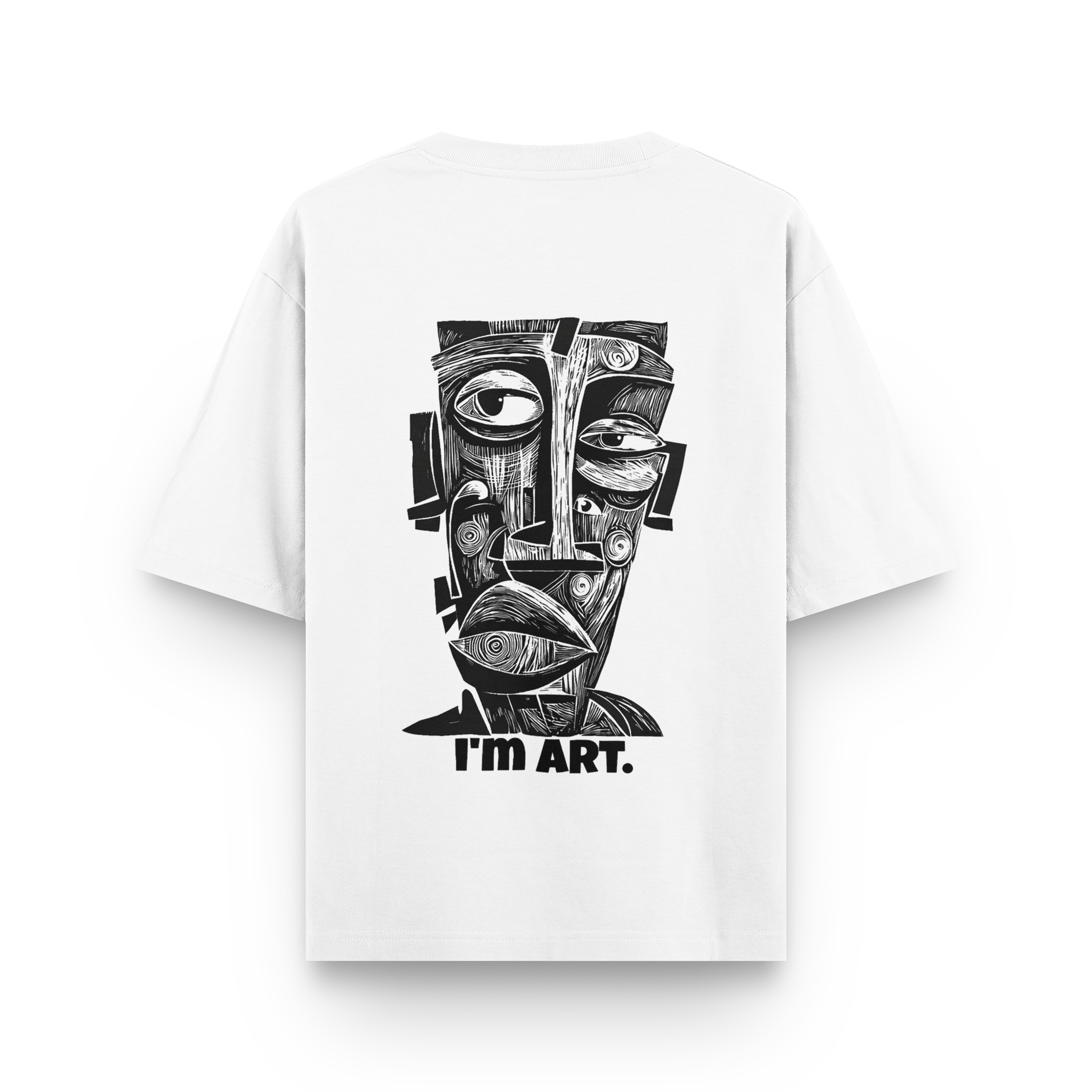 I’M ART Abstract Oversized Tee
