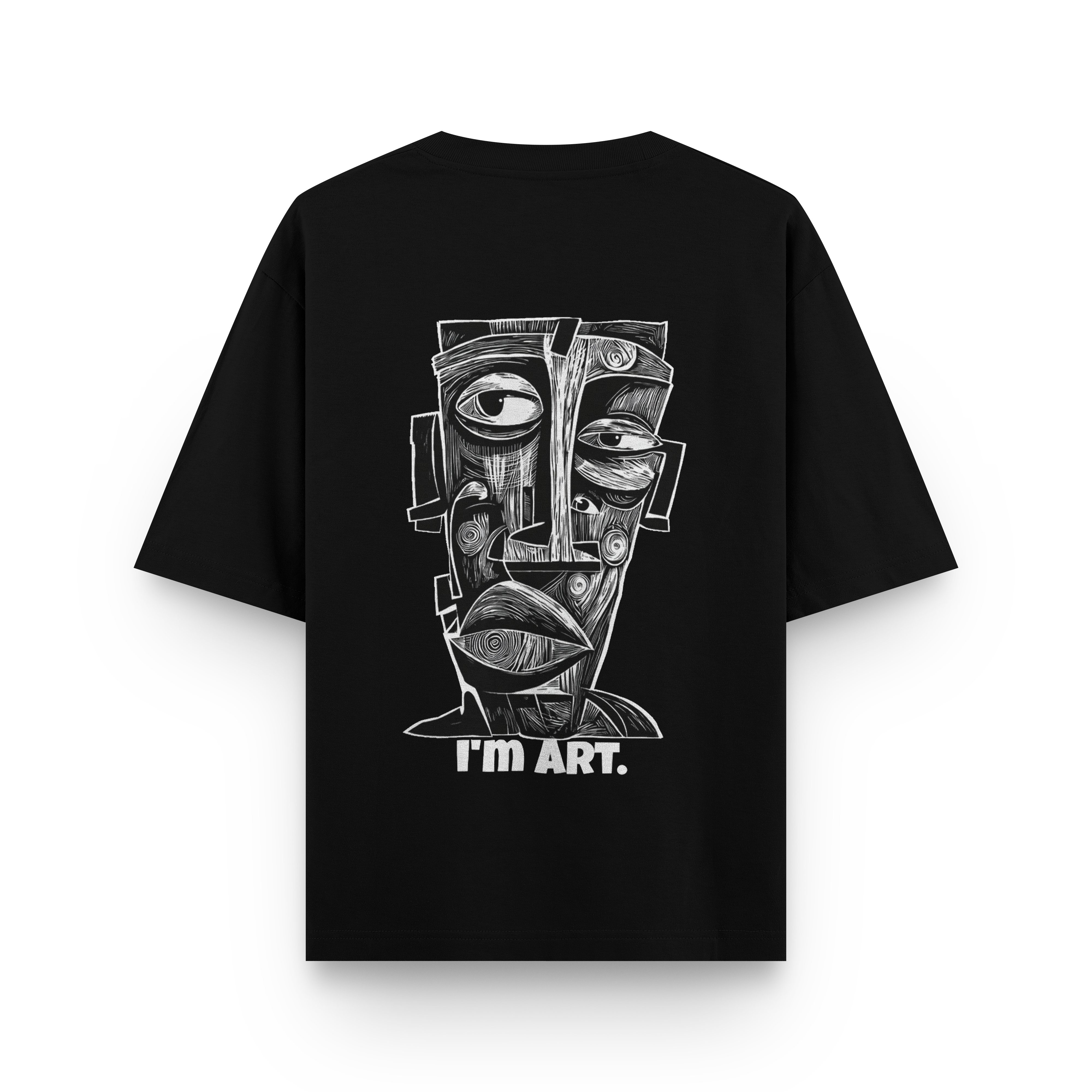 I’M ART Abstract Oversized Tee