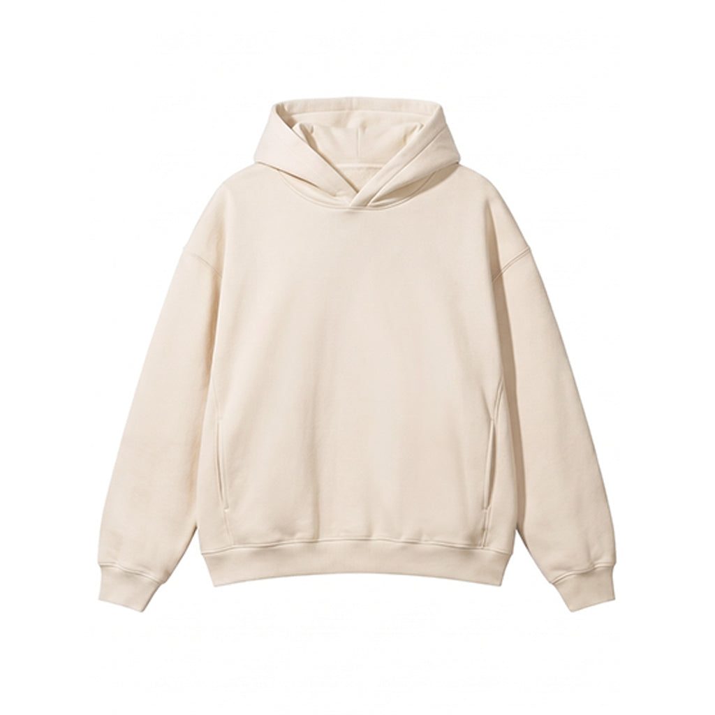 Essential Oversized Drop Shoulder Hoodie – Ivory