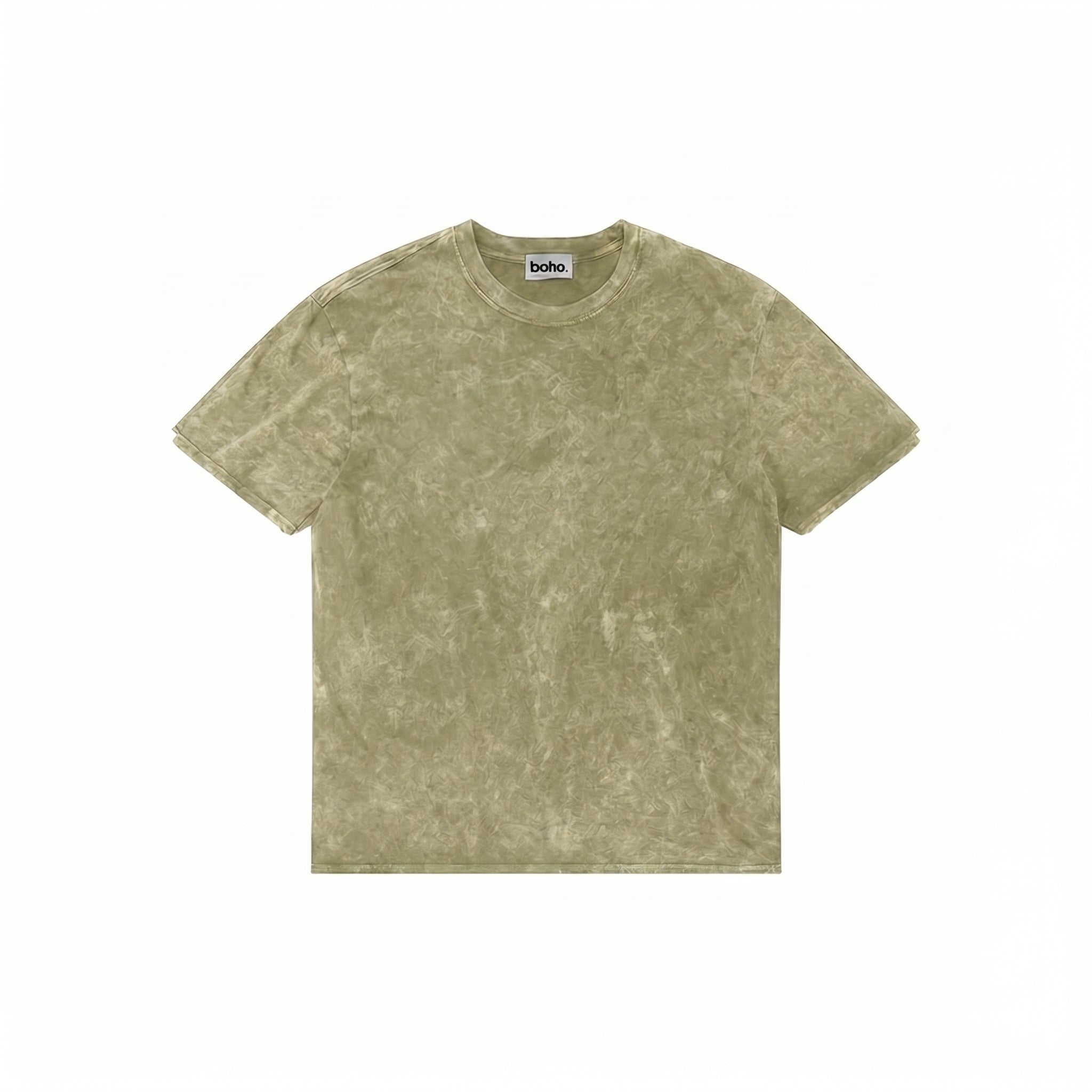 Vintage Acid Wash Oversized Tee - Sage Stone
