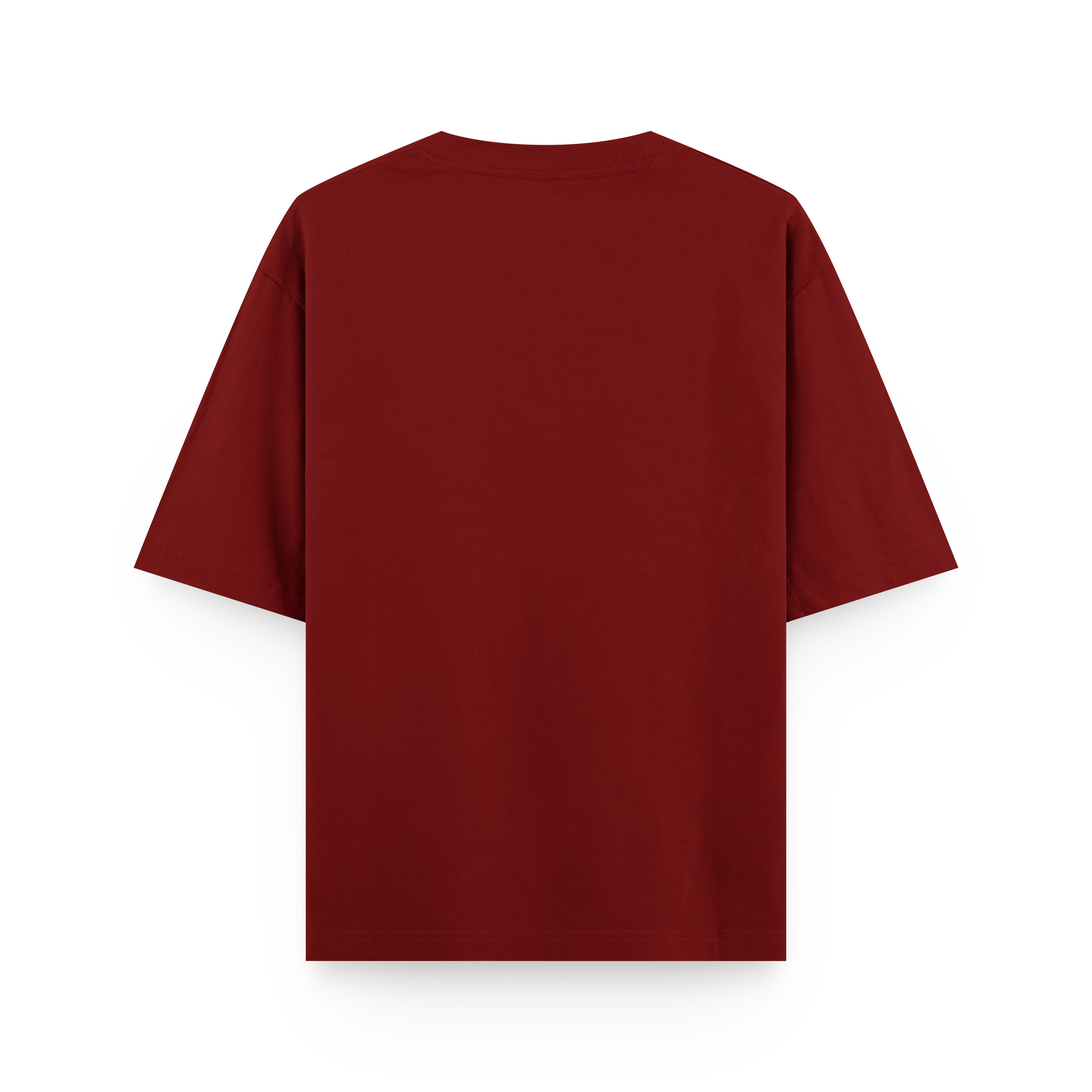 What’s Up Danger Graphic Oversized T-Shirt - Maroon