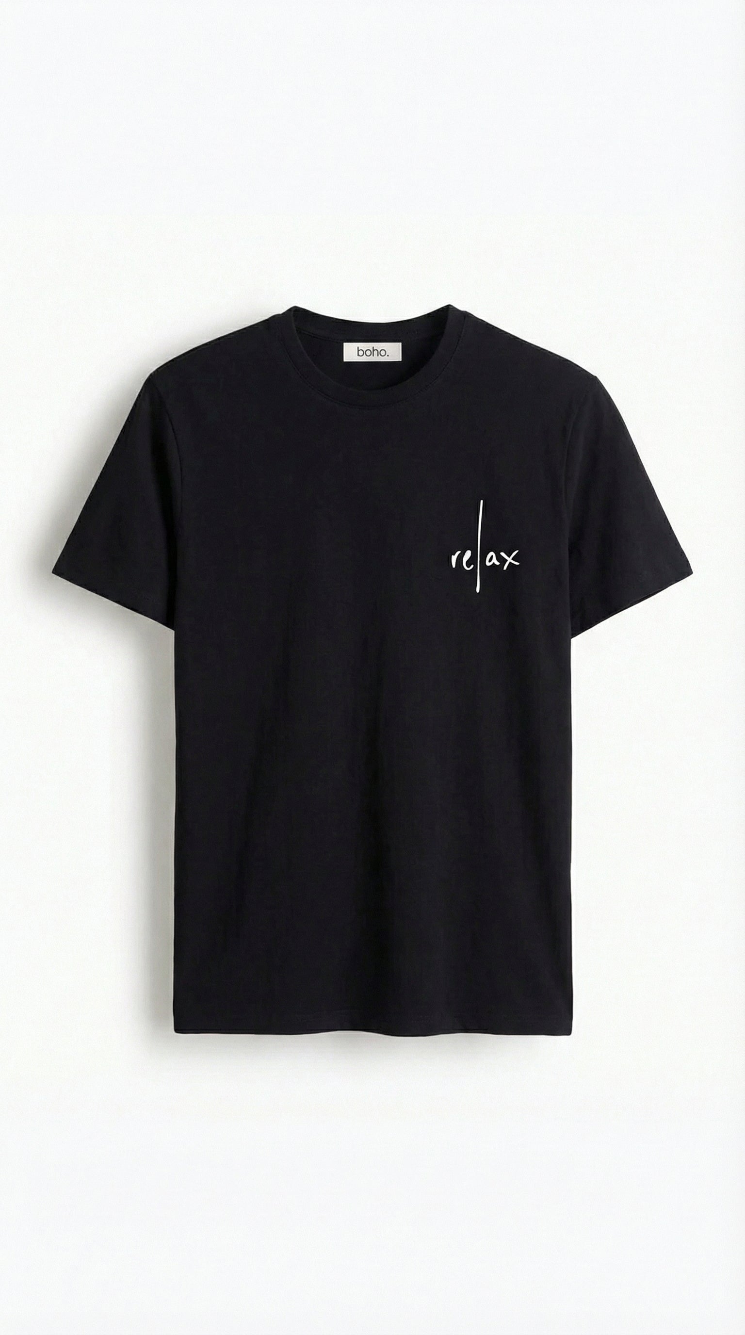 Relax Minimal Black T-Shirt