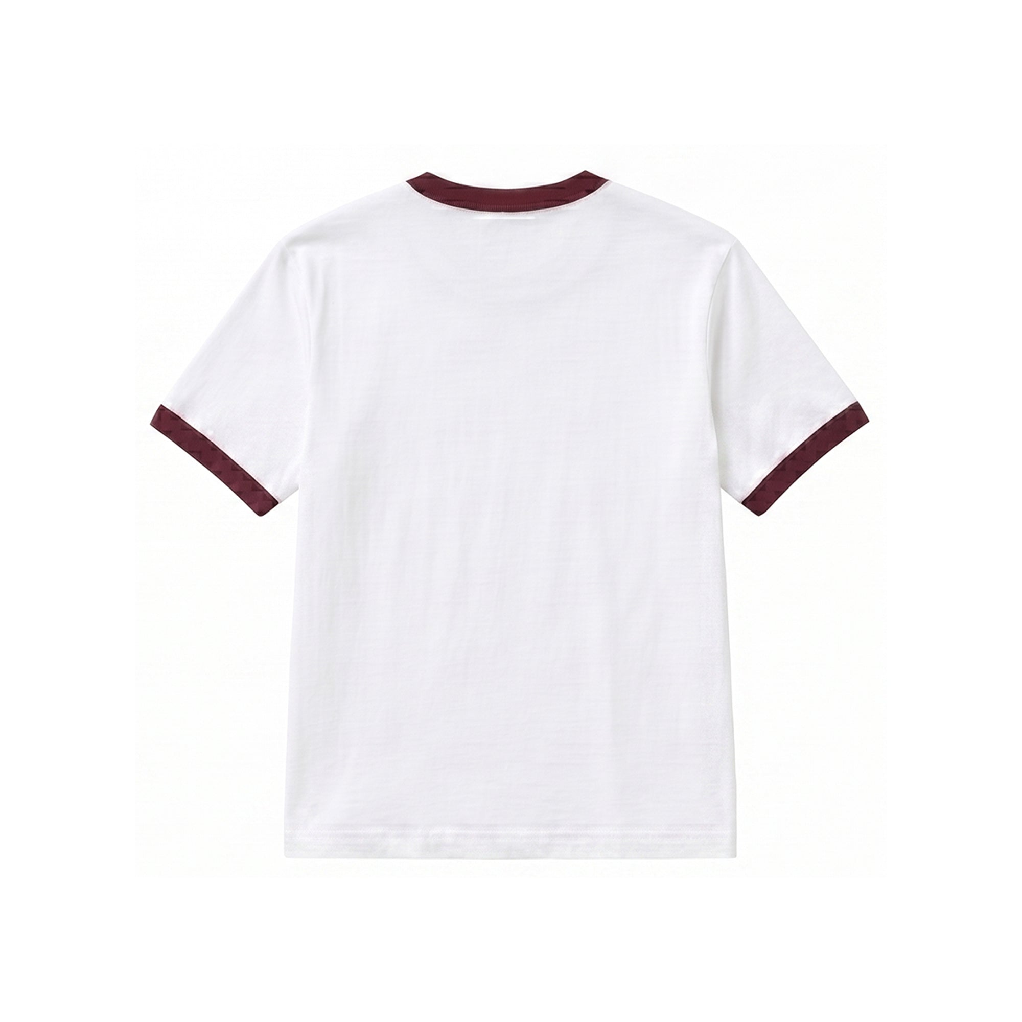 Sweet Heart Classic Ringer Tee – White & Maroon