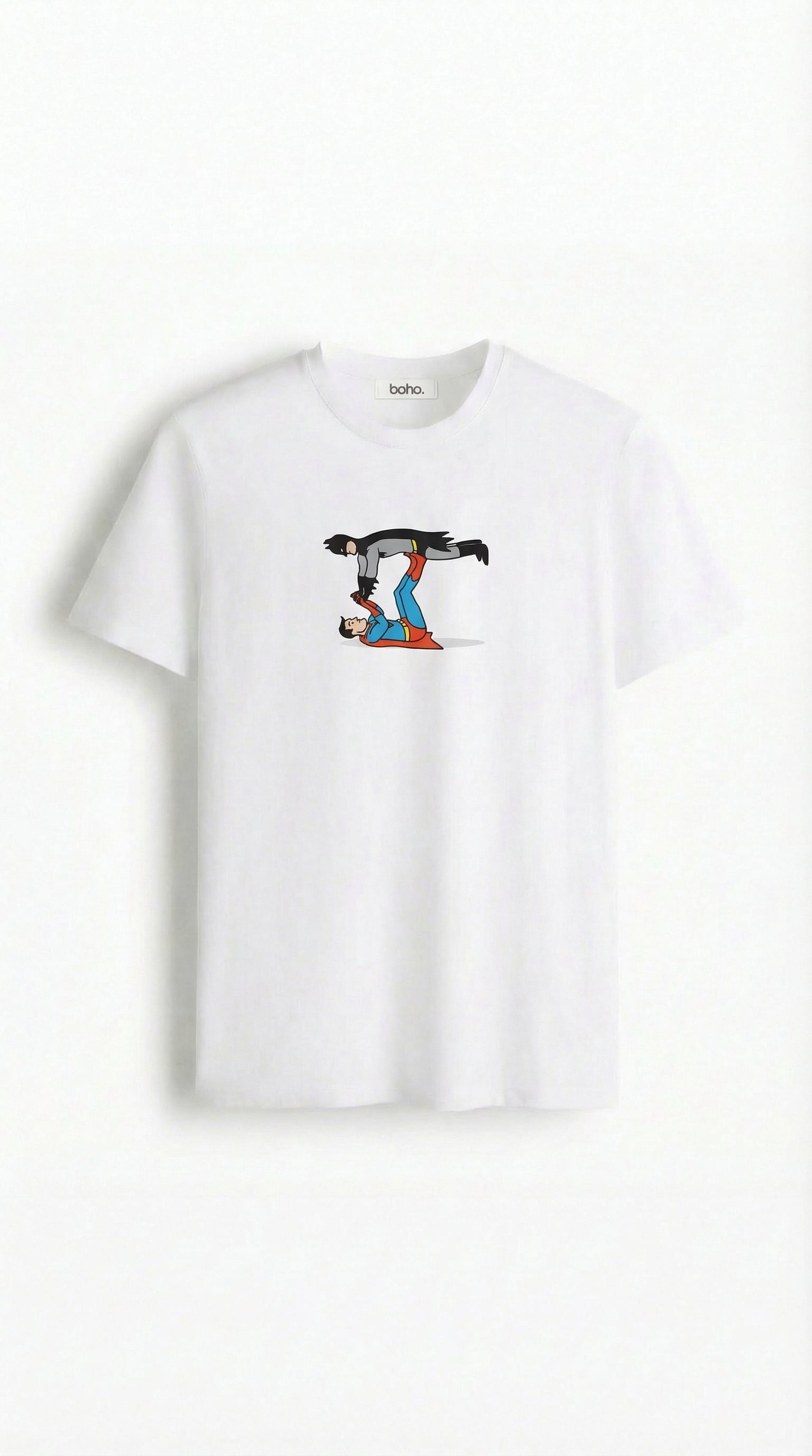 Superman Power Lift Batman T-Shirt