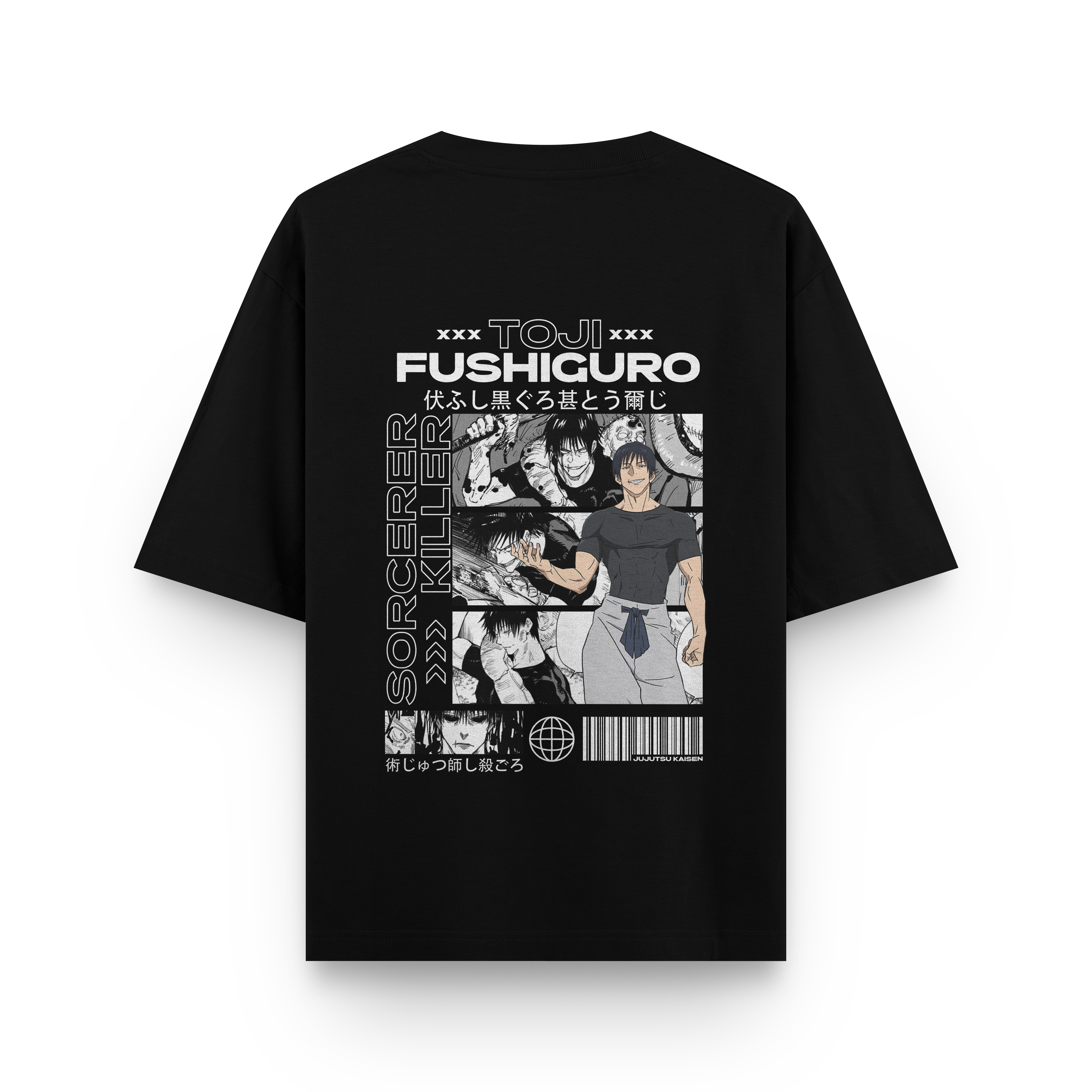 Toji Fushiguro Sorcerer Killer Oversized T-shirt