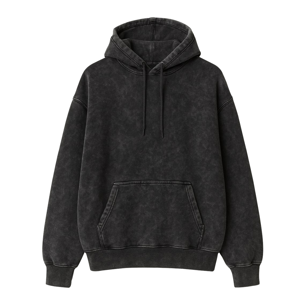 Vintage Acid Wash Oversized Hoodie
