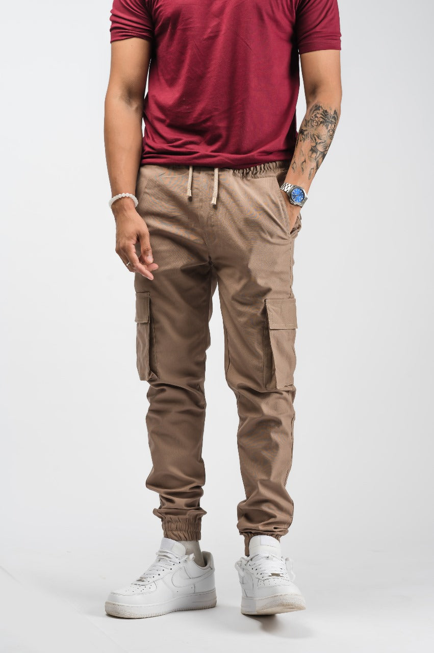 Beige Cargo Pants (Unisex)