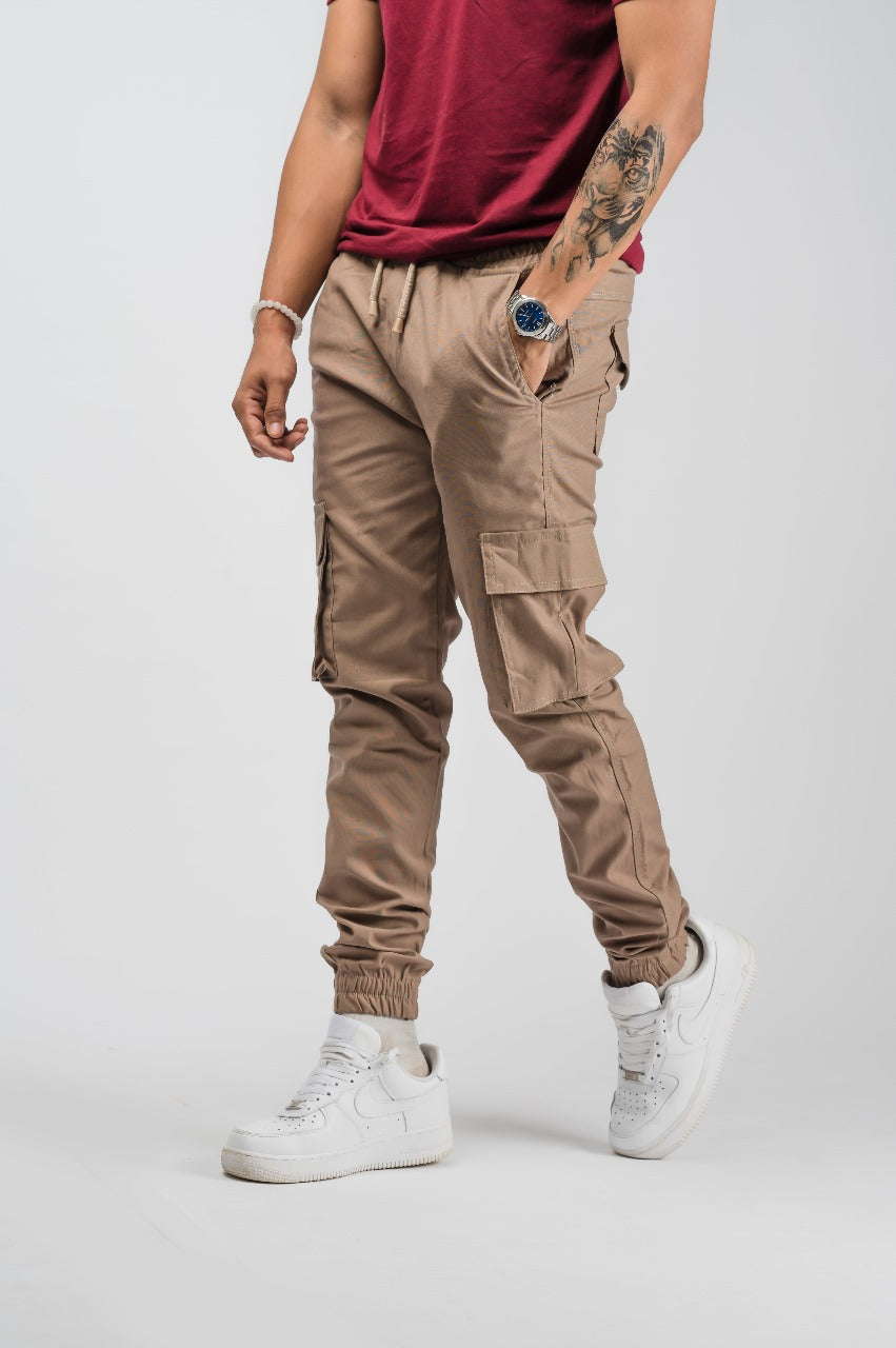 Beige Cargo Pants (Unisex)