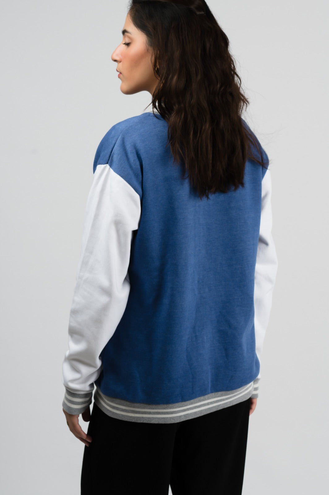 London Blue Baseball Jacket (Unisex)
