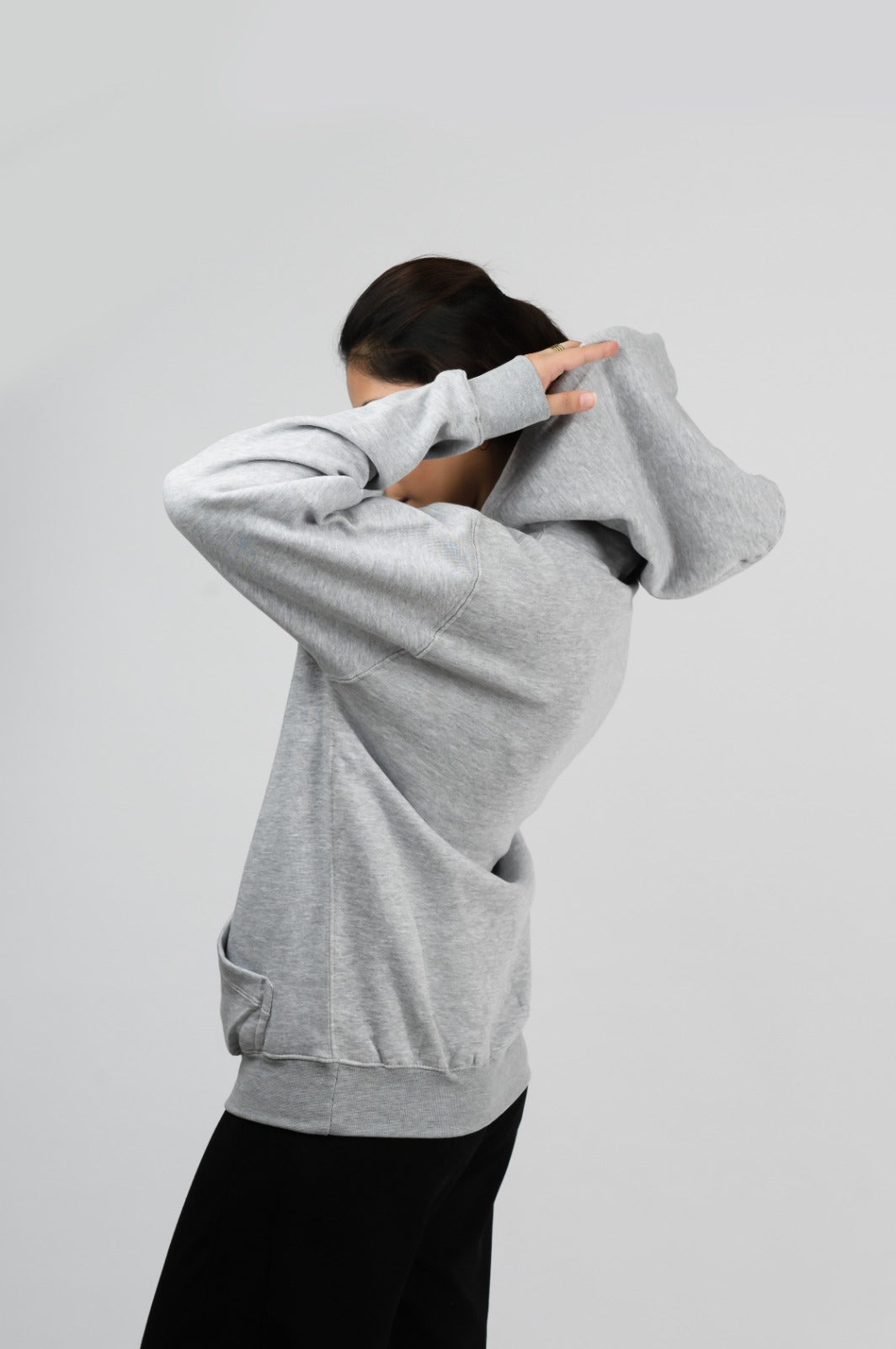 Grey Solid Hoodie (Unisex)