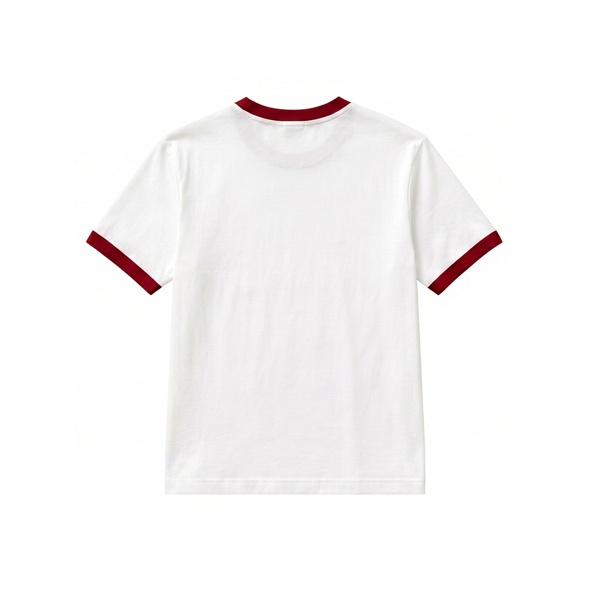 Classic Ringer Tee – White & Red