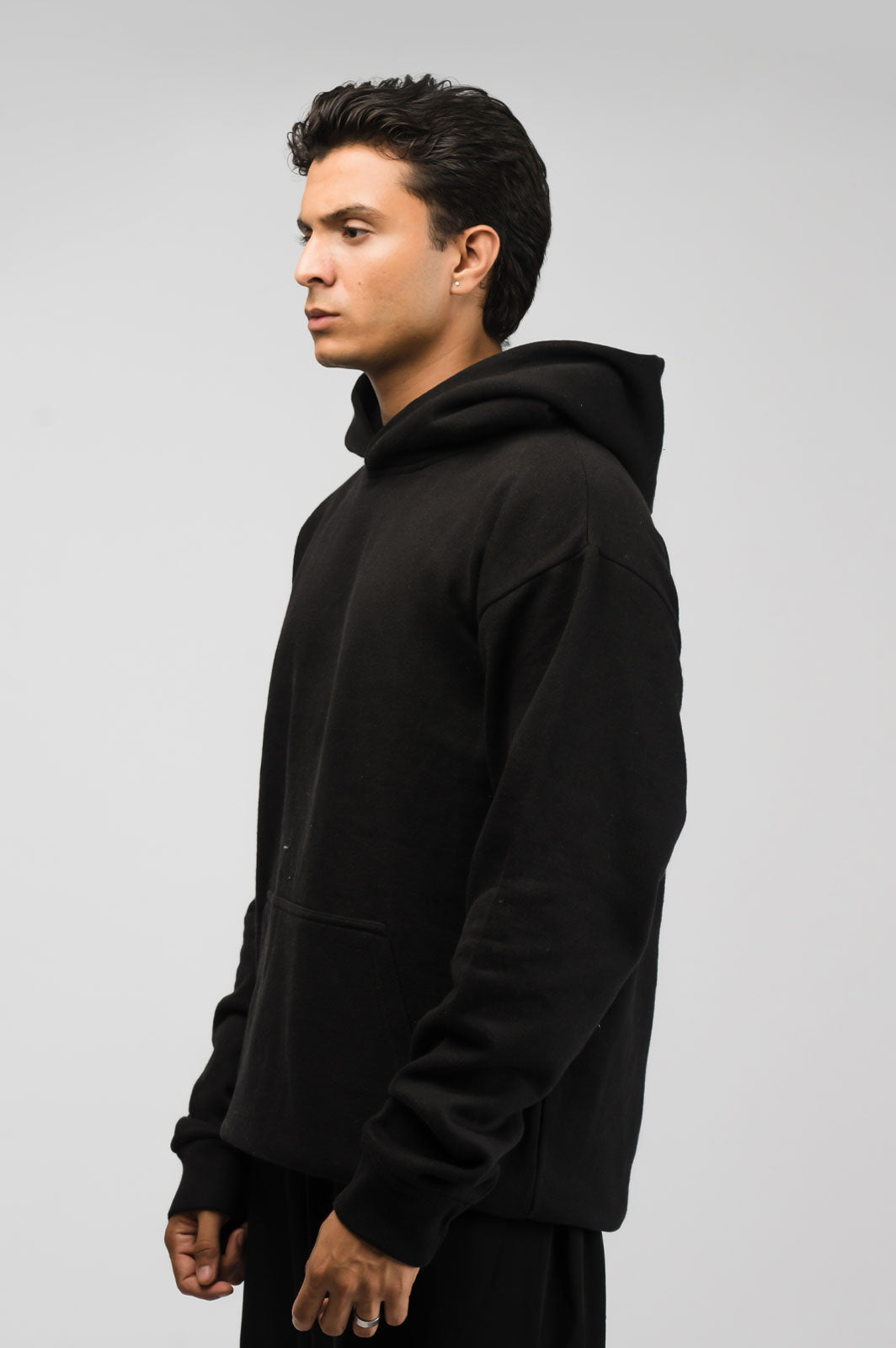 Black Solid Hoodie (Unisex)