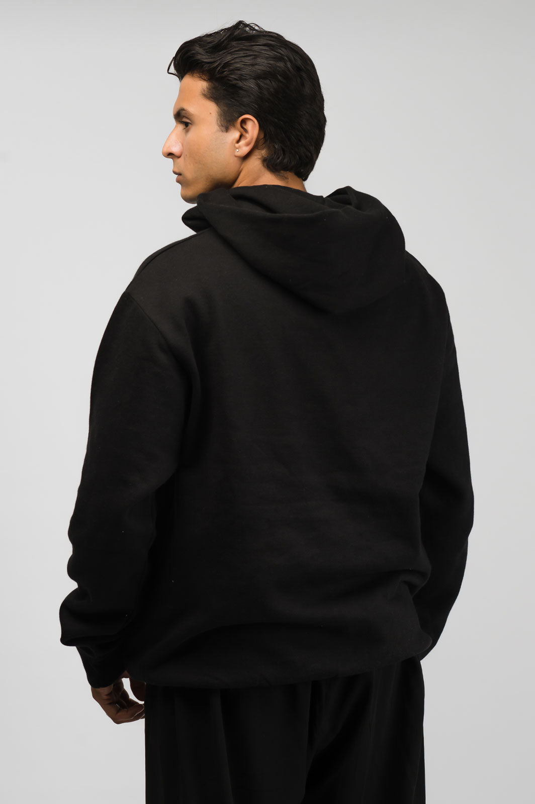 Black Solid Hoodie (Unisex)