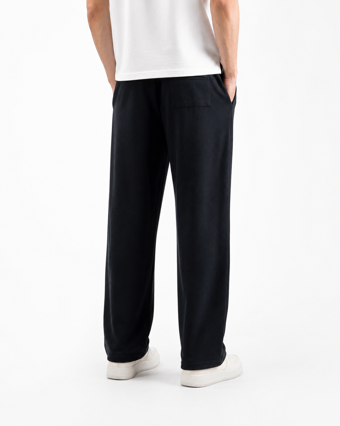 Essential Baggy Loose Trouser - Black